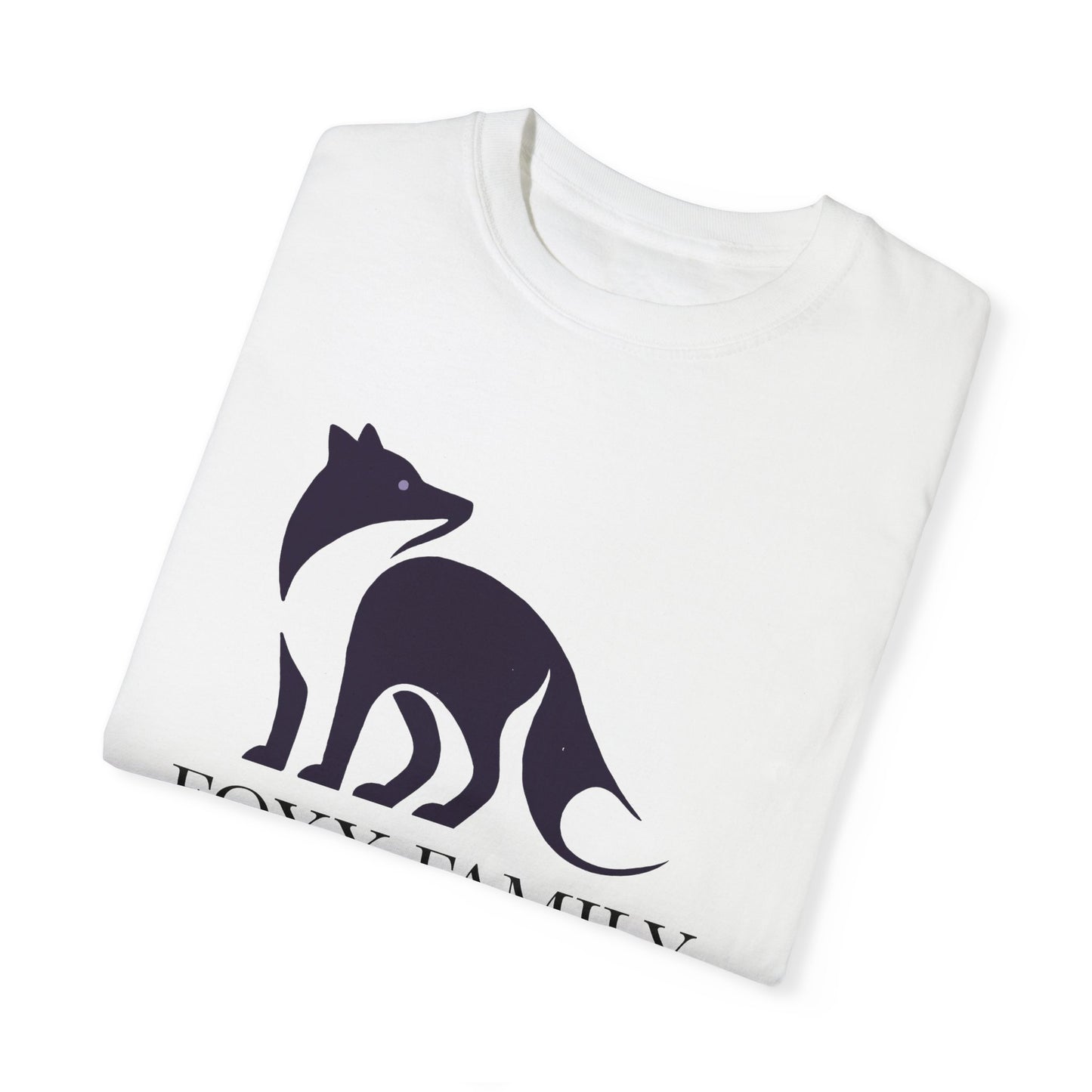 Foxx Family Basic Tee (Deep Purple logo)