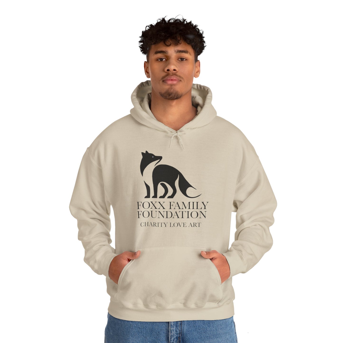 Foxx Family Basic Hoodie ( Black Logo)