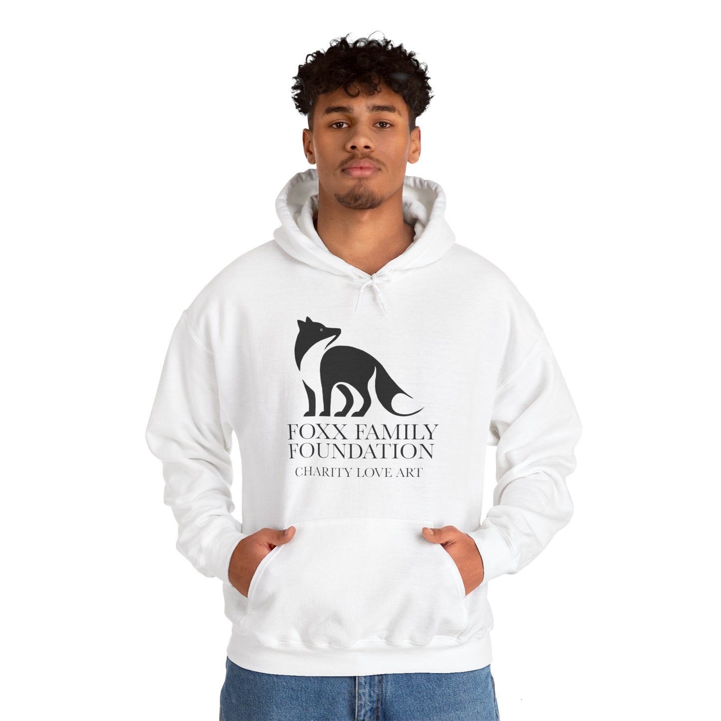 Foxx Family Basic Hoodie ( Black Logo)