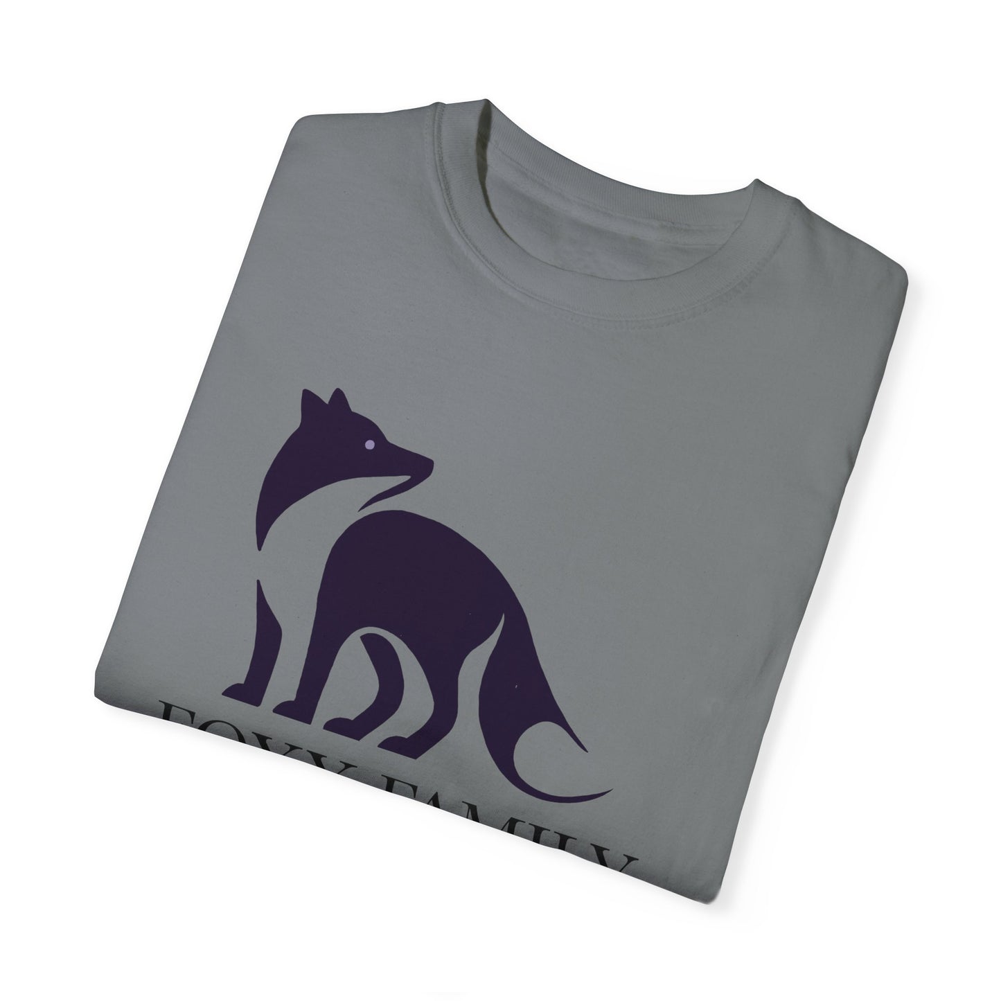 Foxx Family Basic Tee (Deep Purple logo)