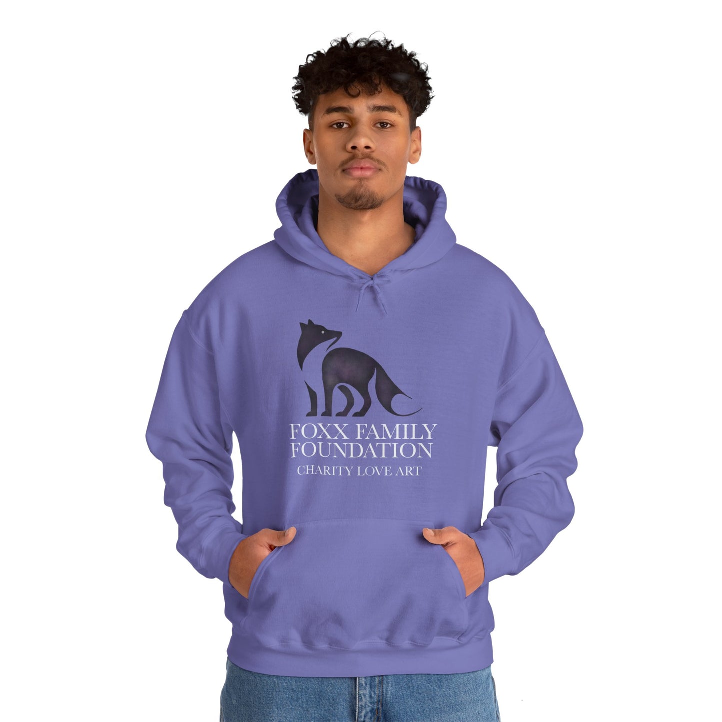 Foxx Family Purple Clouds Hoodie