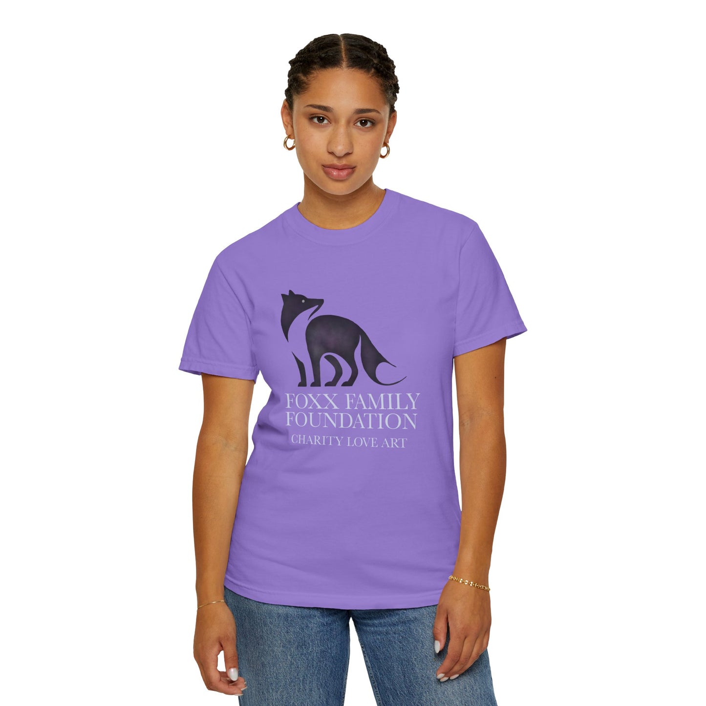 Foxx Family Purple Clouds Tee