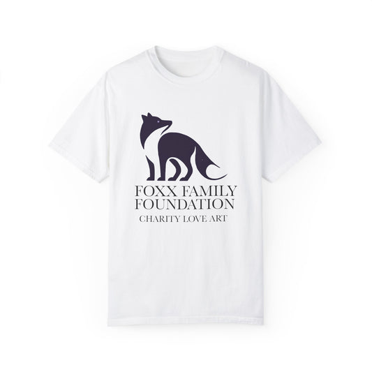 Foxx Family Basic Tee (Deep Purple logo)