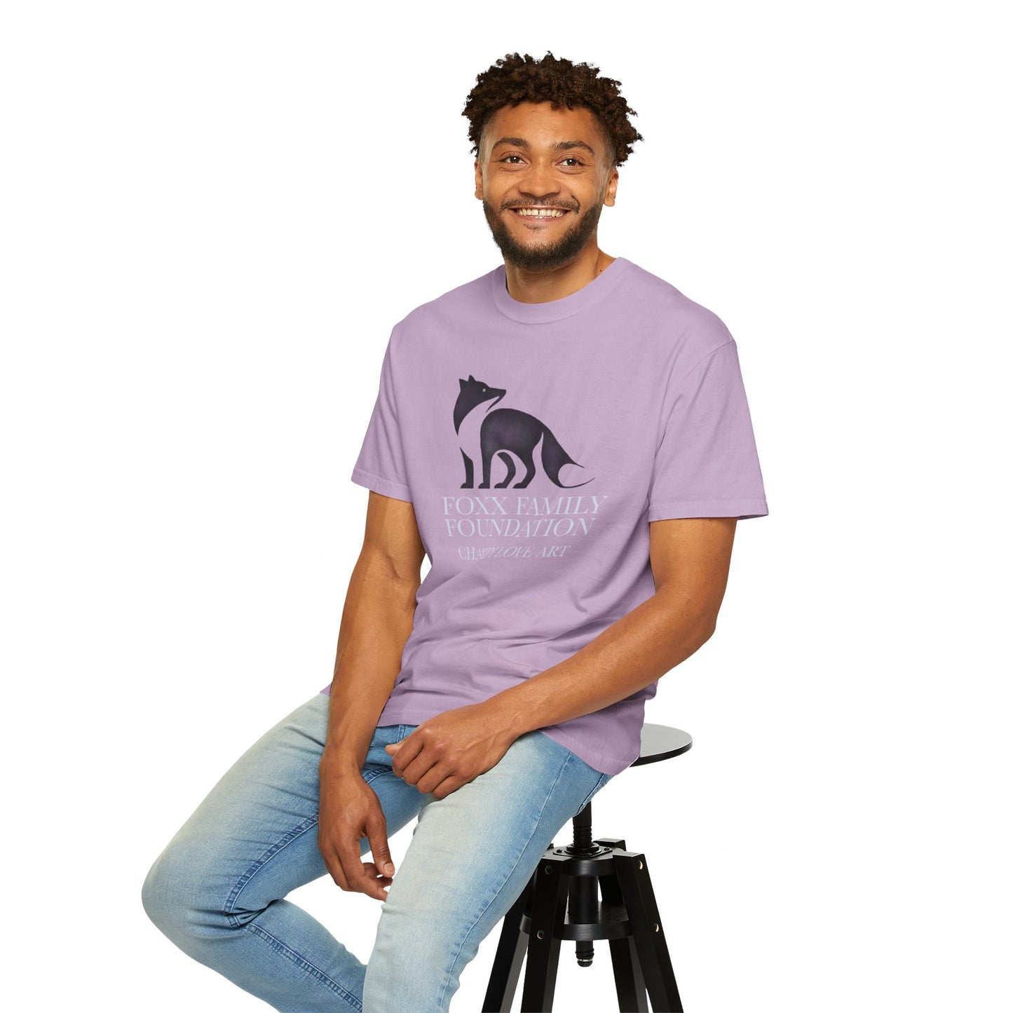 Foxx Family Purple Clouds Tee