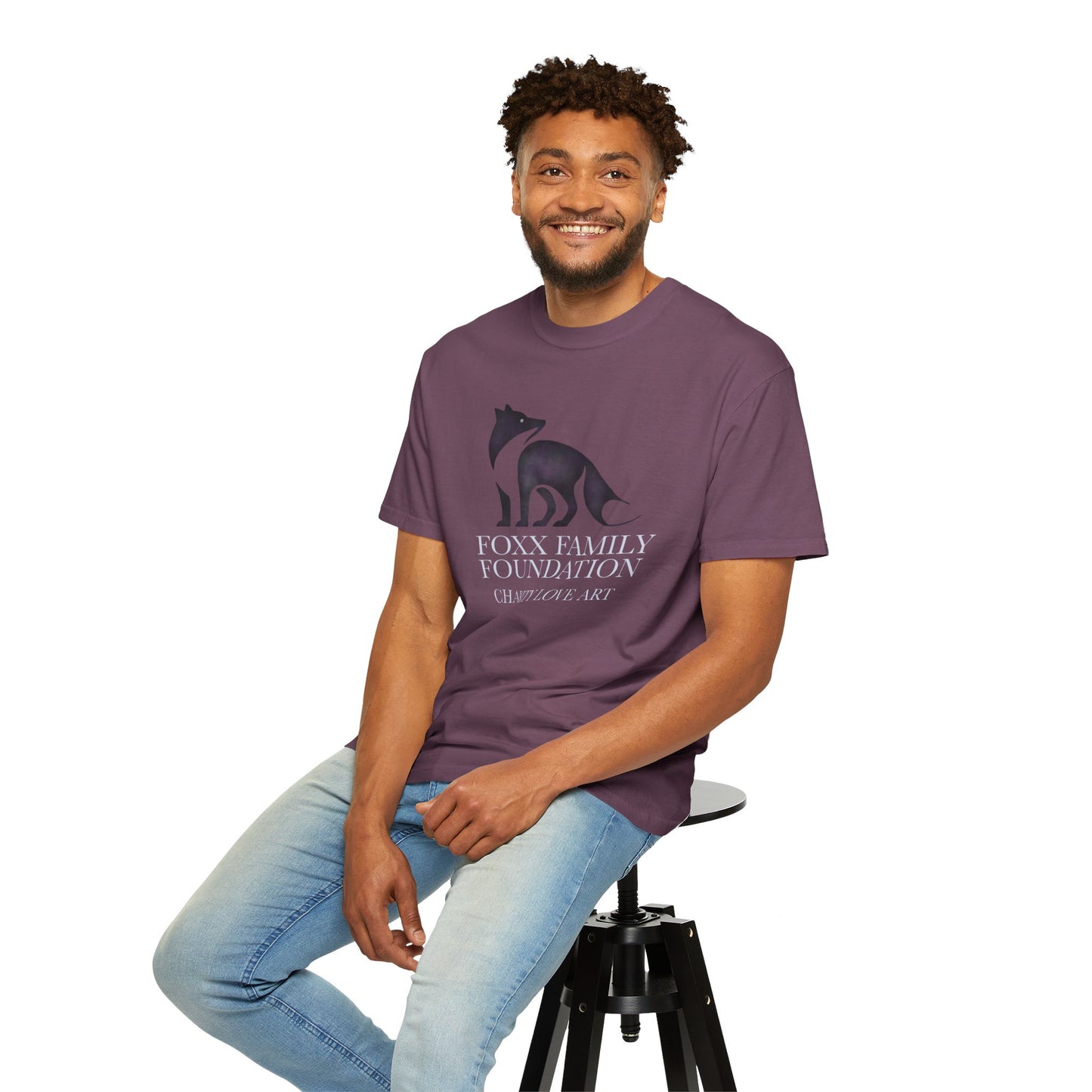 Foxx Family Purple Clouds Tee