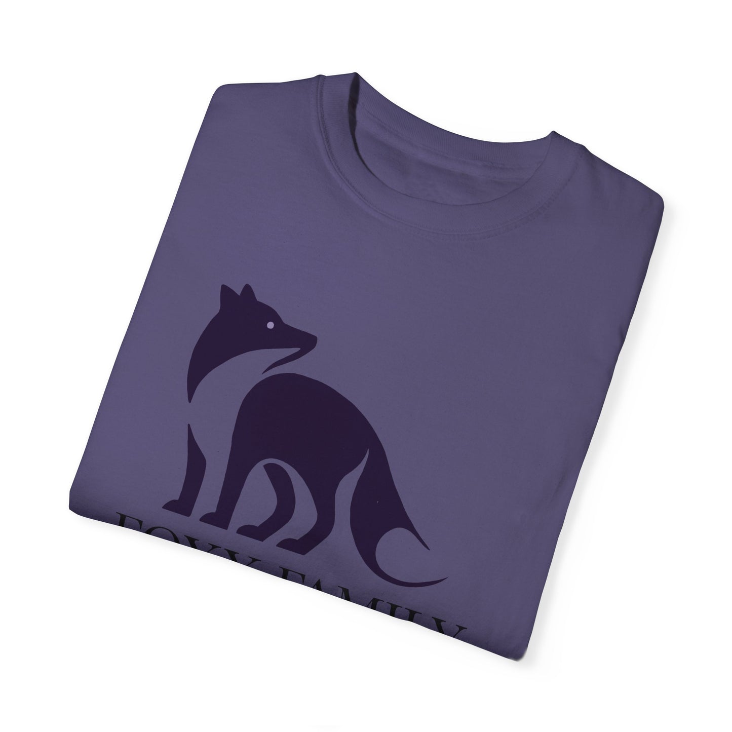 Foxx Family Basic Tee (Deep Purple logo)