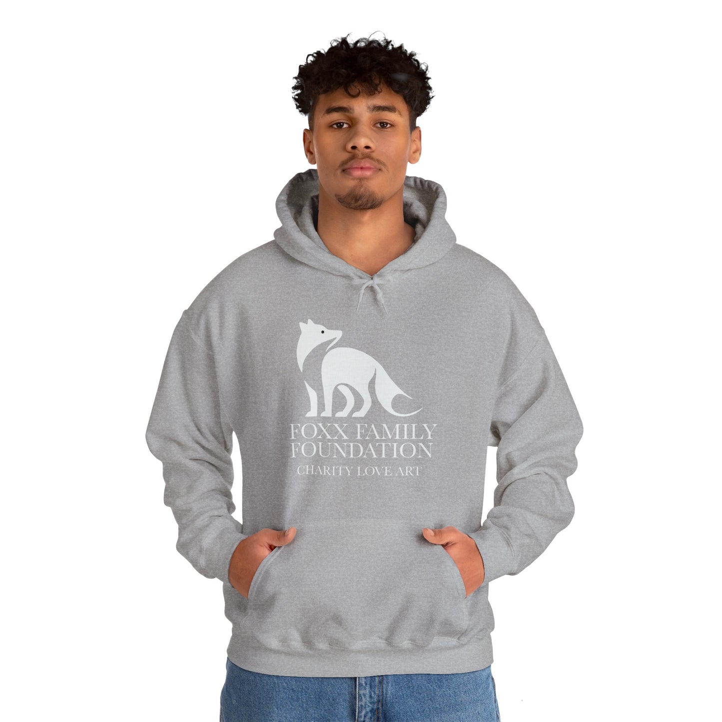 Foxx Family Basic Hoodie (White logo)