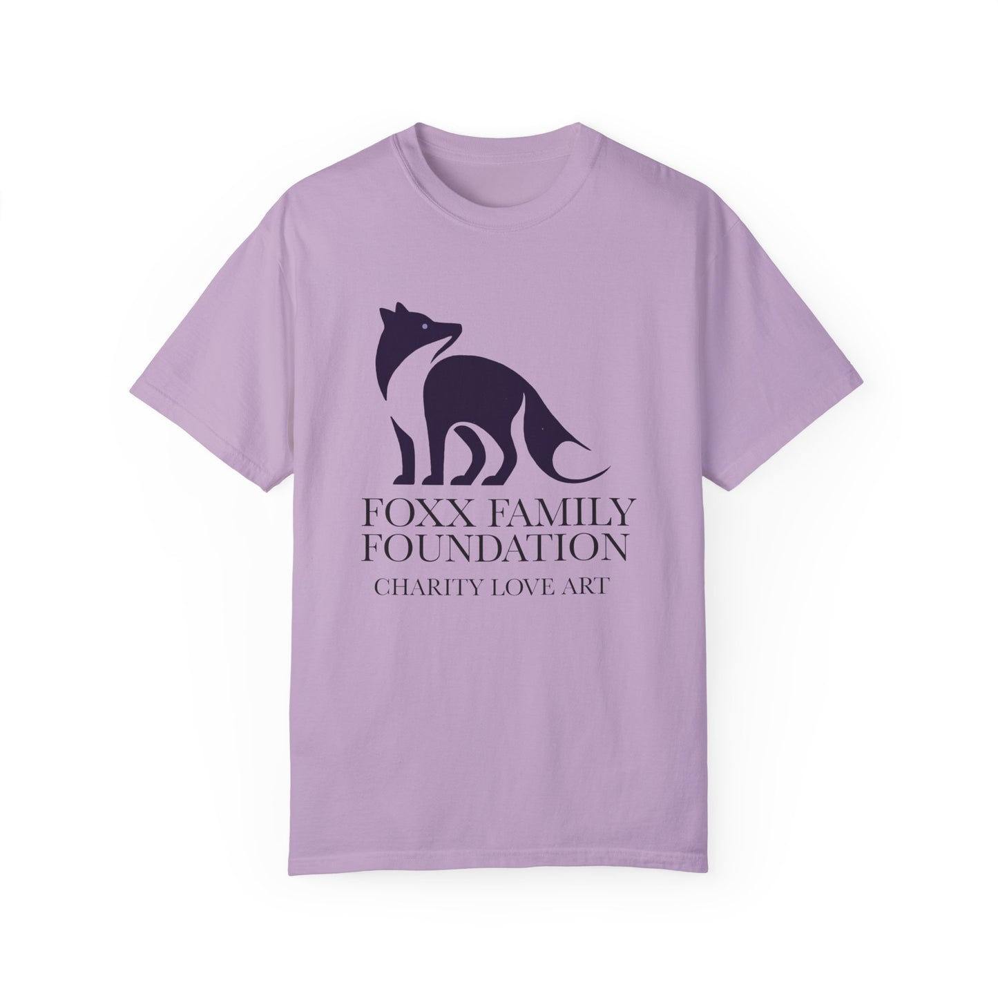 Foxx Family Basic Tee (Deep Purple logo)