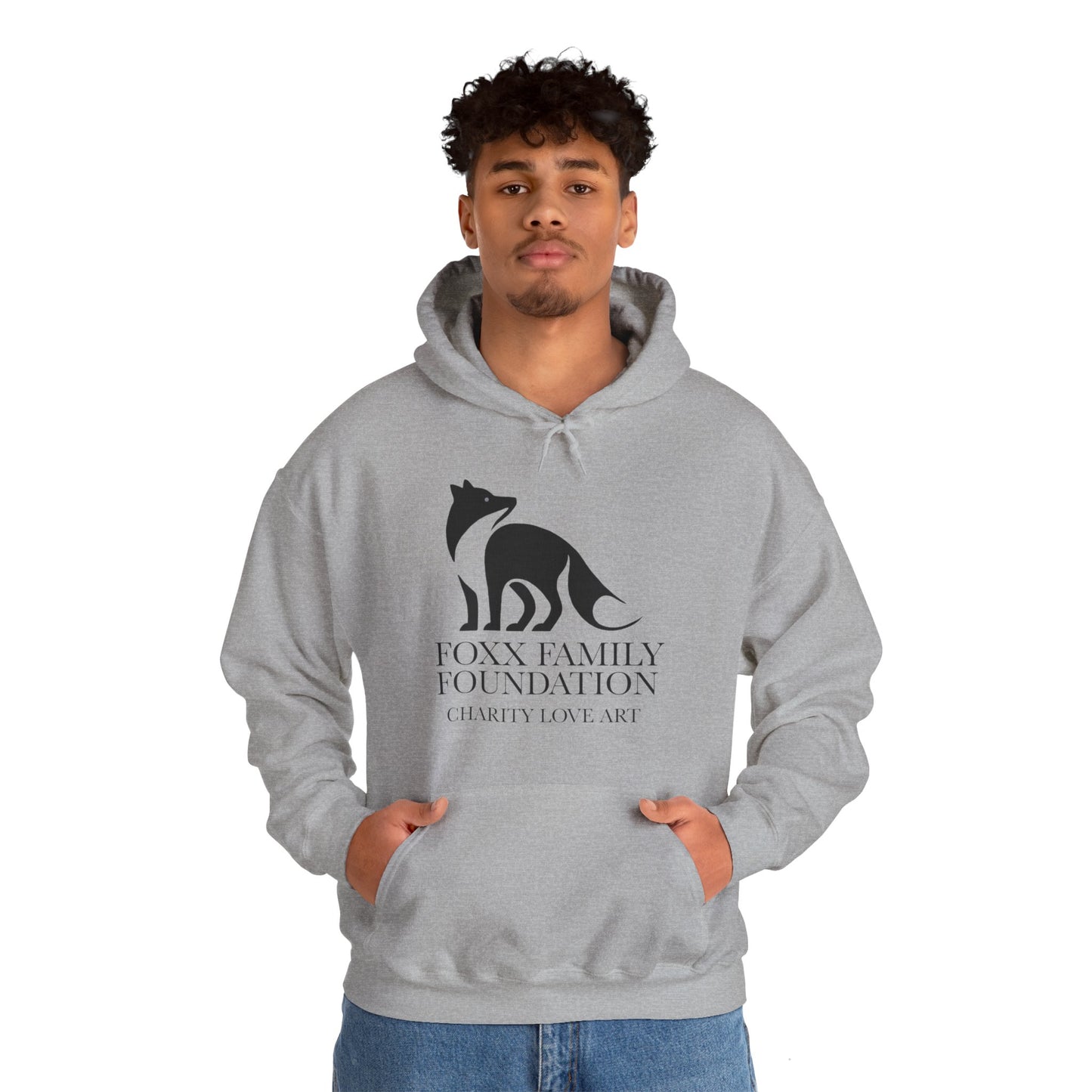 Foxx Family Basic Hoodie ( Black Logo)